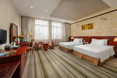 Deluxe 트윈룸 — A25 Premium Hotel - 705 Lac Long Quan